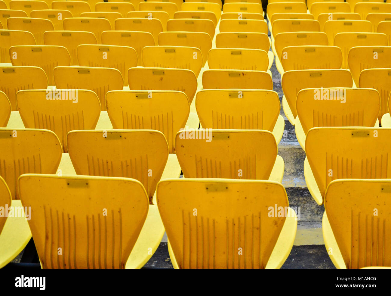 C'est une photo de l'Himachal Pradesh Cricket Stadium Présidence à Dharamshala, Himachal Pradesh, Inde. Banque D'Images