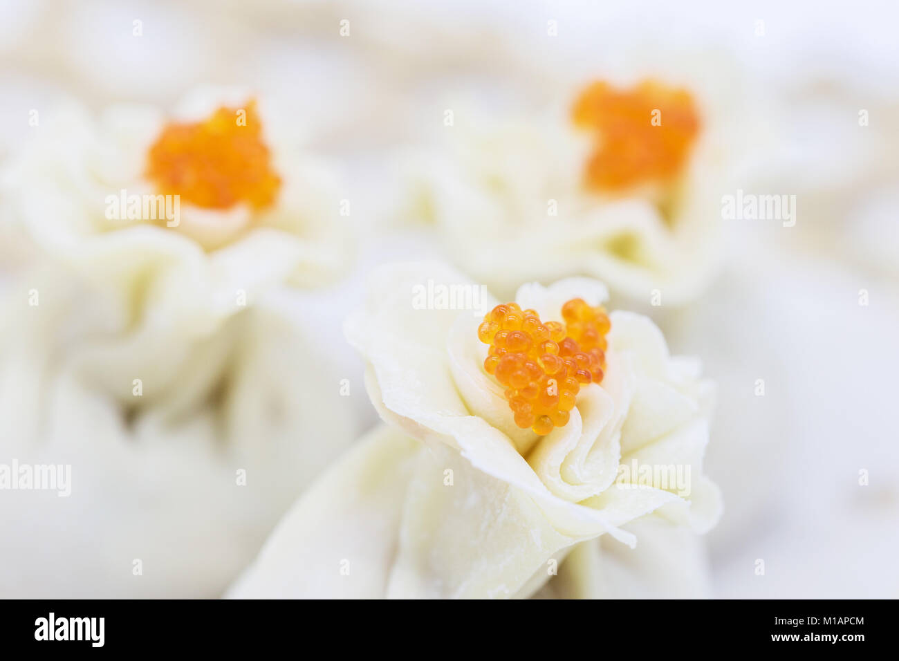 La combustion et la vente des aliments caractéristique Banque D'Images