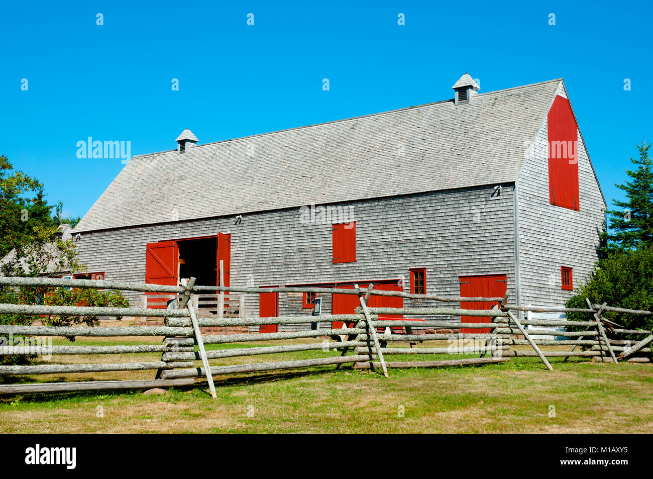 Green Gables Barn - Prince Edward Island - Canada Banque D'Images