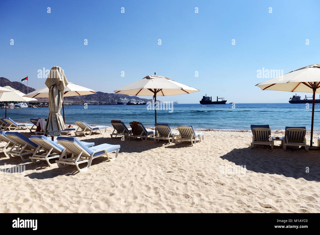 L'Hôtel Kempinsky, situé à Aqaba, Jordanie. Banque D'Images