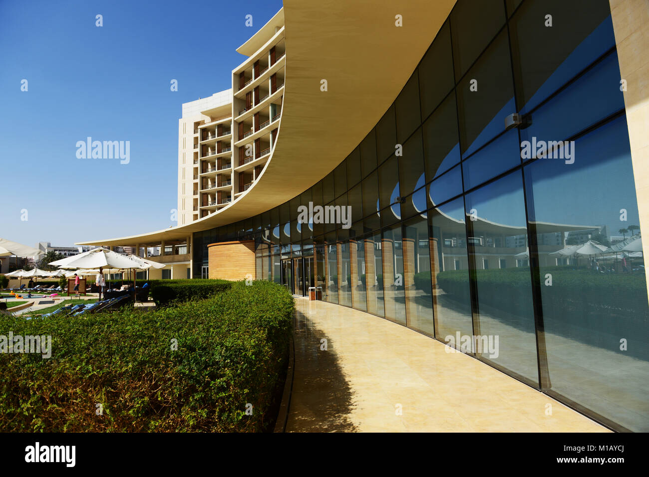 L'Hôtel Kempinsky, situé à Aqaba, Jordanie. Banque D'Images