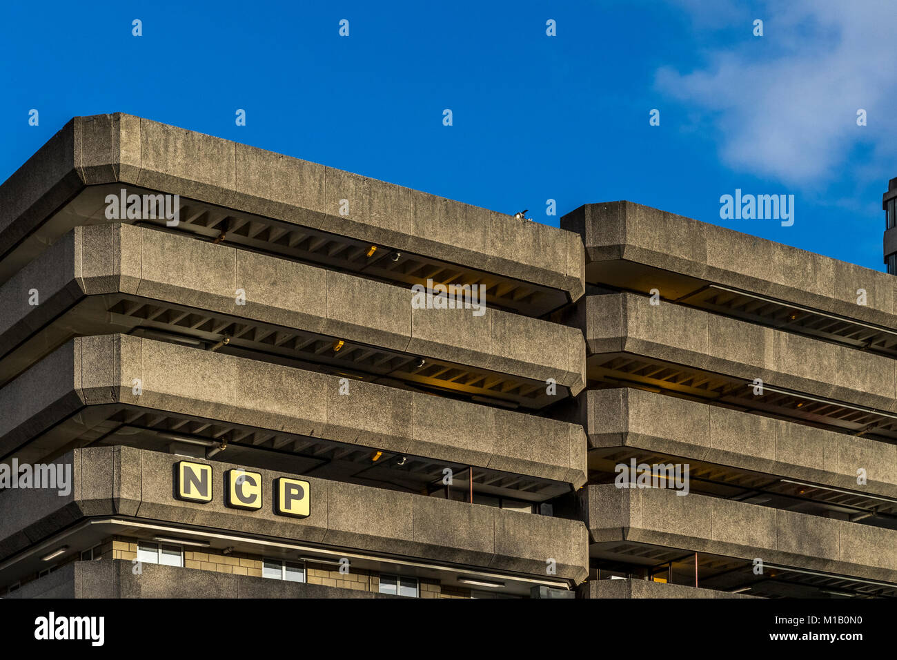 Bristol, Royaume-Uni : Un parking NCP sur Castle Street, Bristol. Banque D'Images