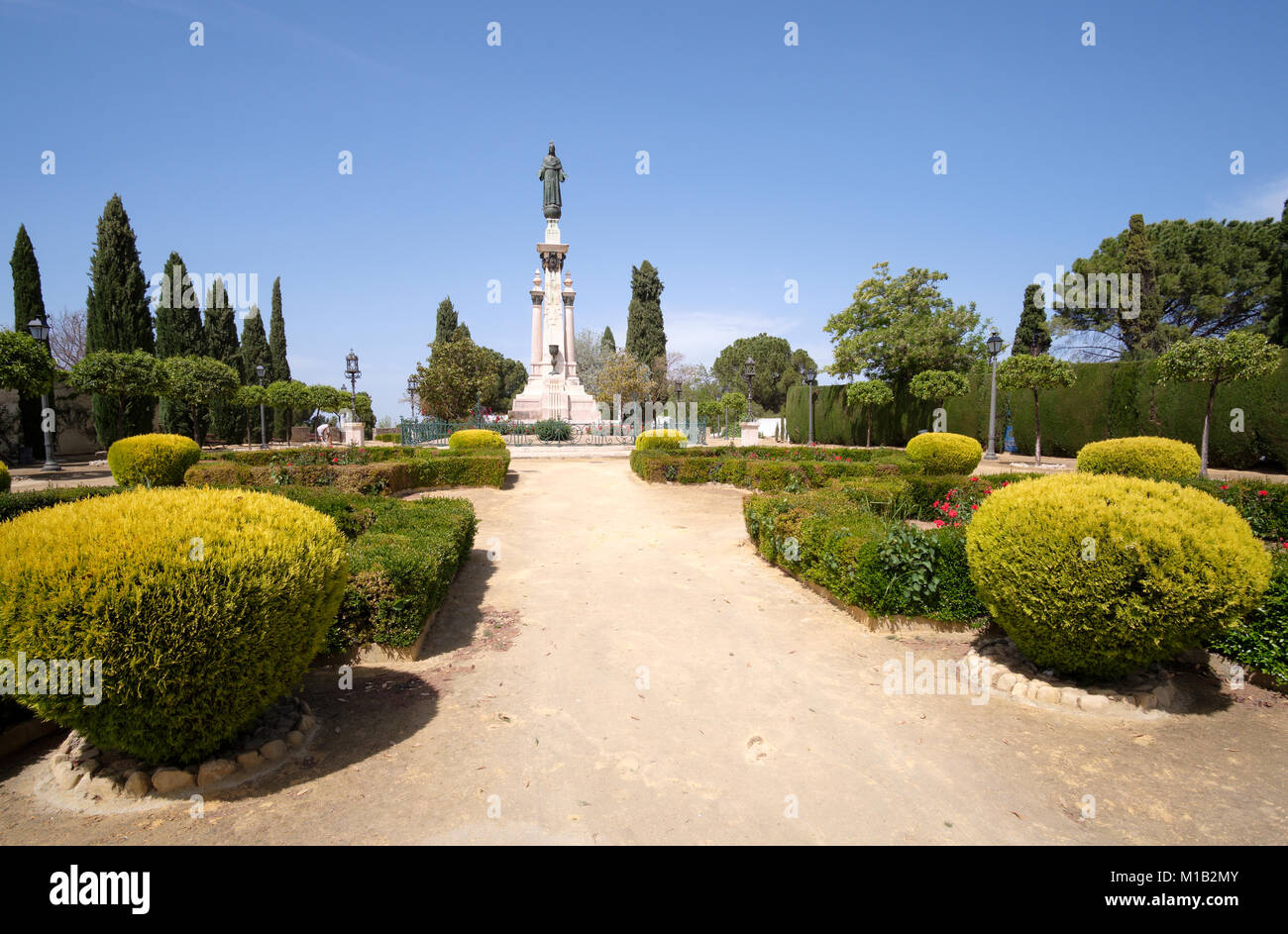 Jardins del Corazon de Jesus (Jardins du cœur de Jésus), Antequera, Malaga, Andalousie, Espagne Banque D'Images