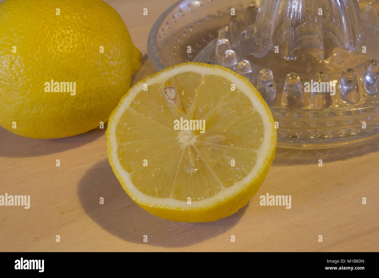 Citrons & centrifugeuse Banque D'Images