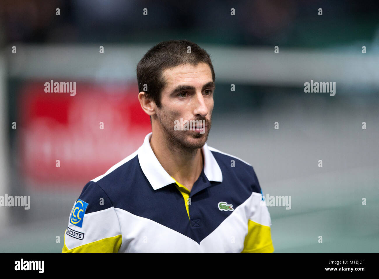 Tennis player Pablo Cuevas participant à la Rolex Masters à Paris l'Accord Hotel Arena à Paris le 2017/11/02 Banque D'Images