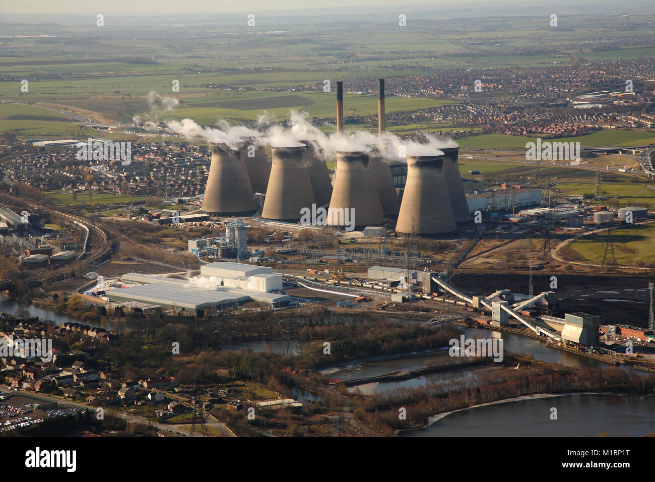 Les tours de refroidissement henrichenburg shiplift de l'air qui est prévue pour la démolition en 2019. Banque D'Images