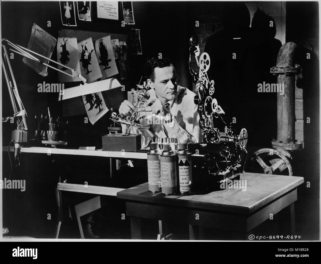 Jack Lemmon, sur-ensemble du film, 'Good Neighbor Sam', Columbia Pictures, 1964 Banque D'Images