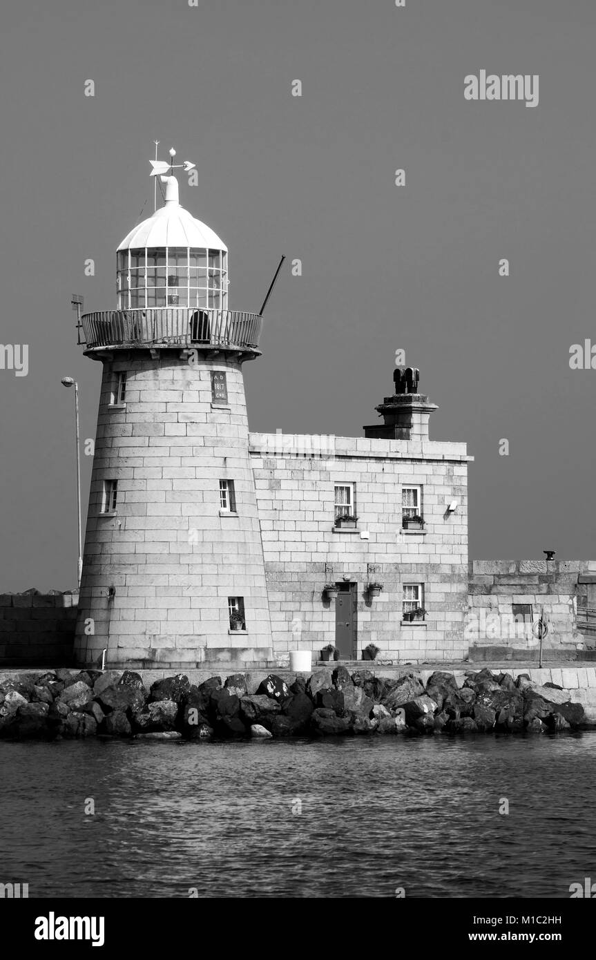 Phare dans la péninsule de Howth Dublin - Irlande ( , ) Banque D'Images