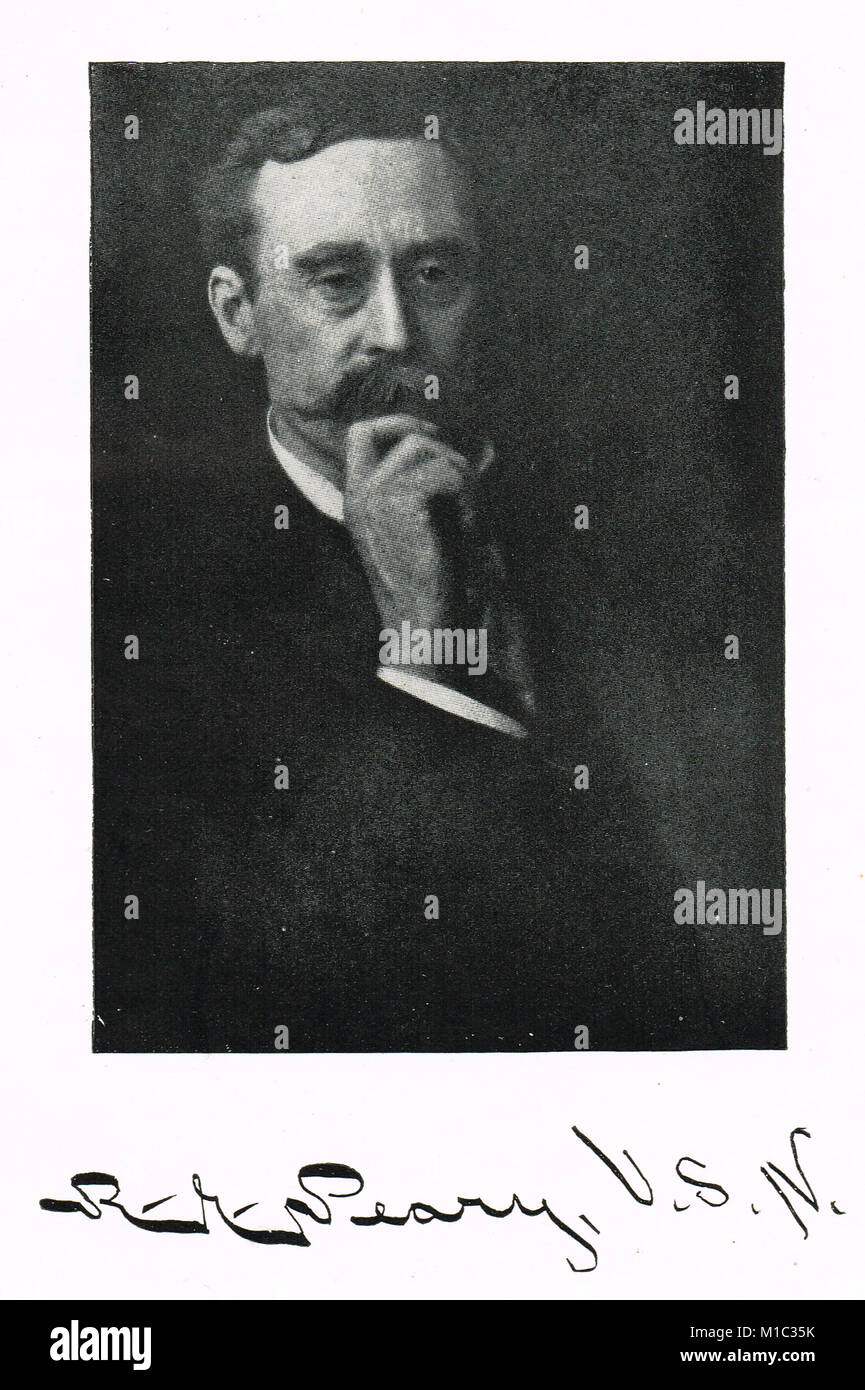 Robert Peary, explorateur de l'Arctique de l'Amérique, 1856-1920 Banque D'Images