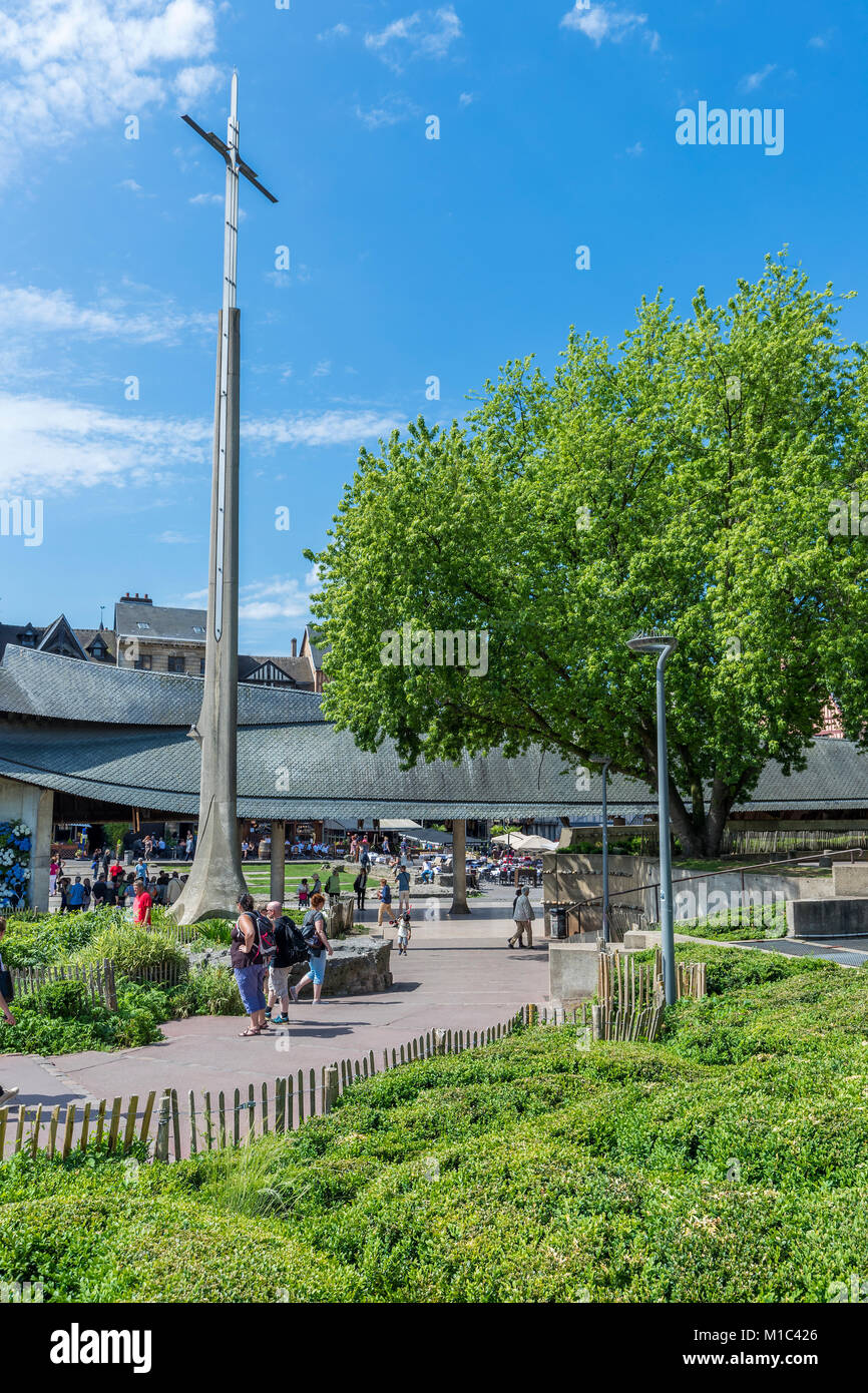 Le bûcher de Jeanne d'Arc, Rouen, Seine-Maritime, Normandie, France, Europe  Photo Stock - Alamy