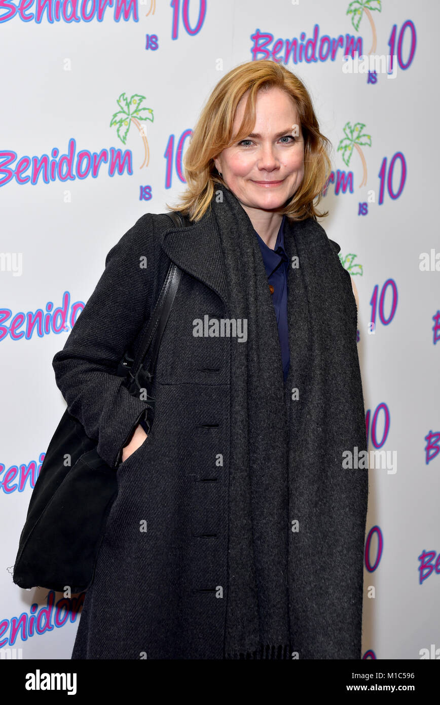 Abigail Cruttenden pendant l'événement, 10 Benidorm est tenue à l'Curzon Mayfair, Londres. Photo date : lundi 29 janvier, 2018. Crédit photo doit se lire : Matt Crossick/PA Wire Banque D'Images