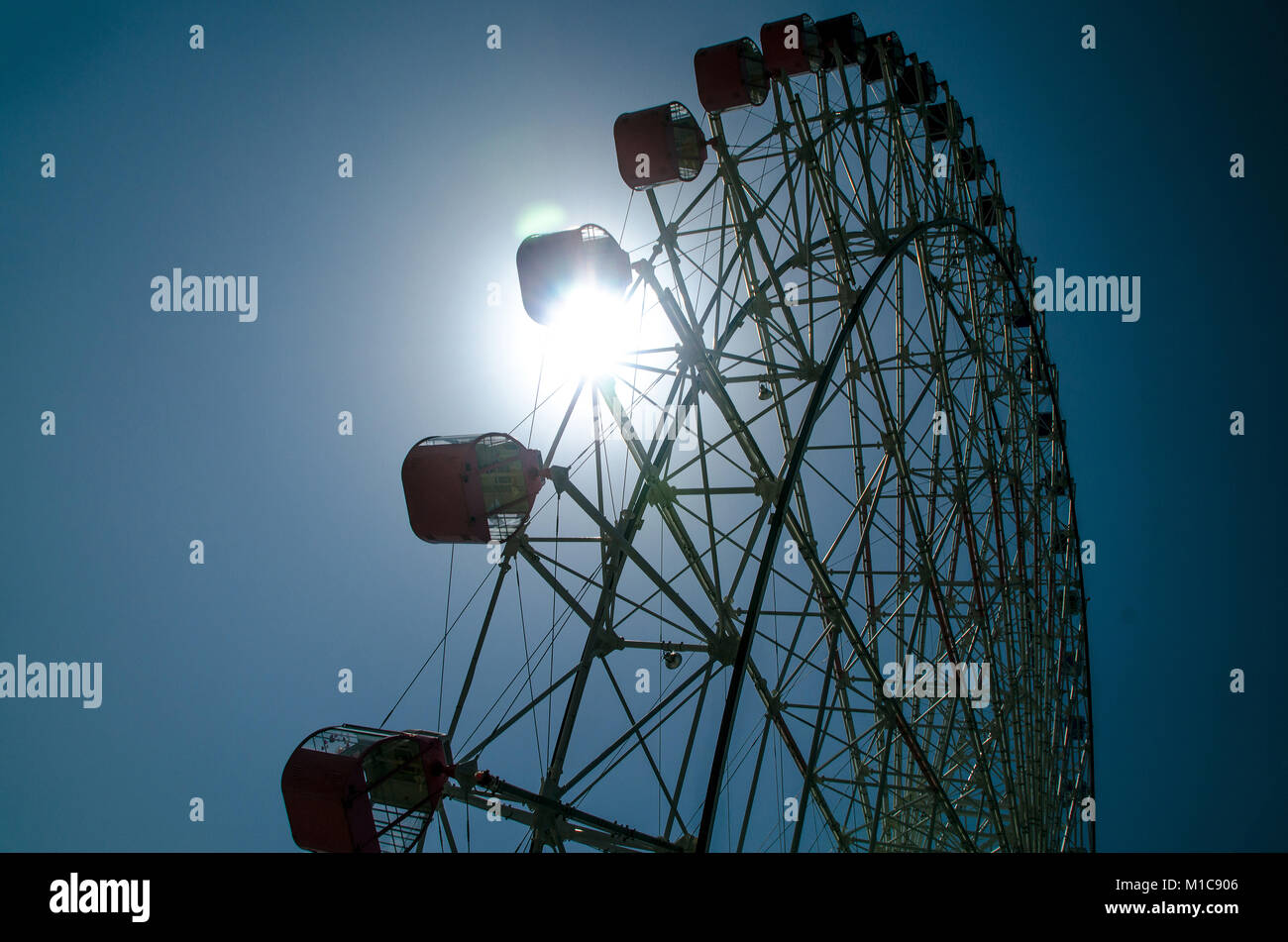 Grande roue, la Préfecture d'Aichi, Japon Banque D'Images
