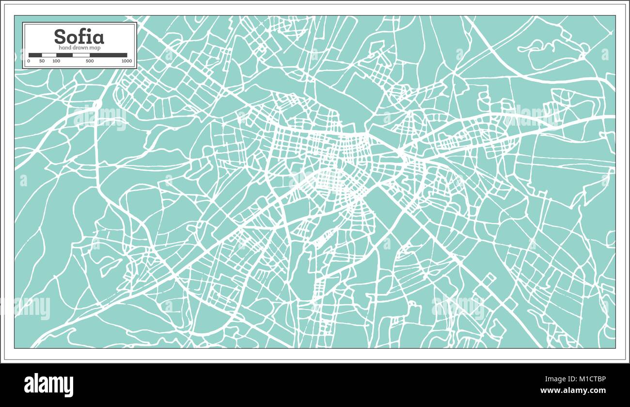 Plan de la ville de sofia Banque de photographies et d’images à haute ...