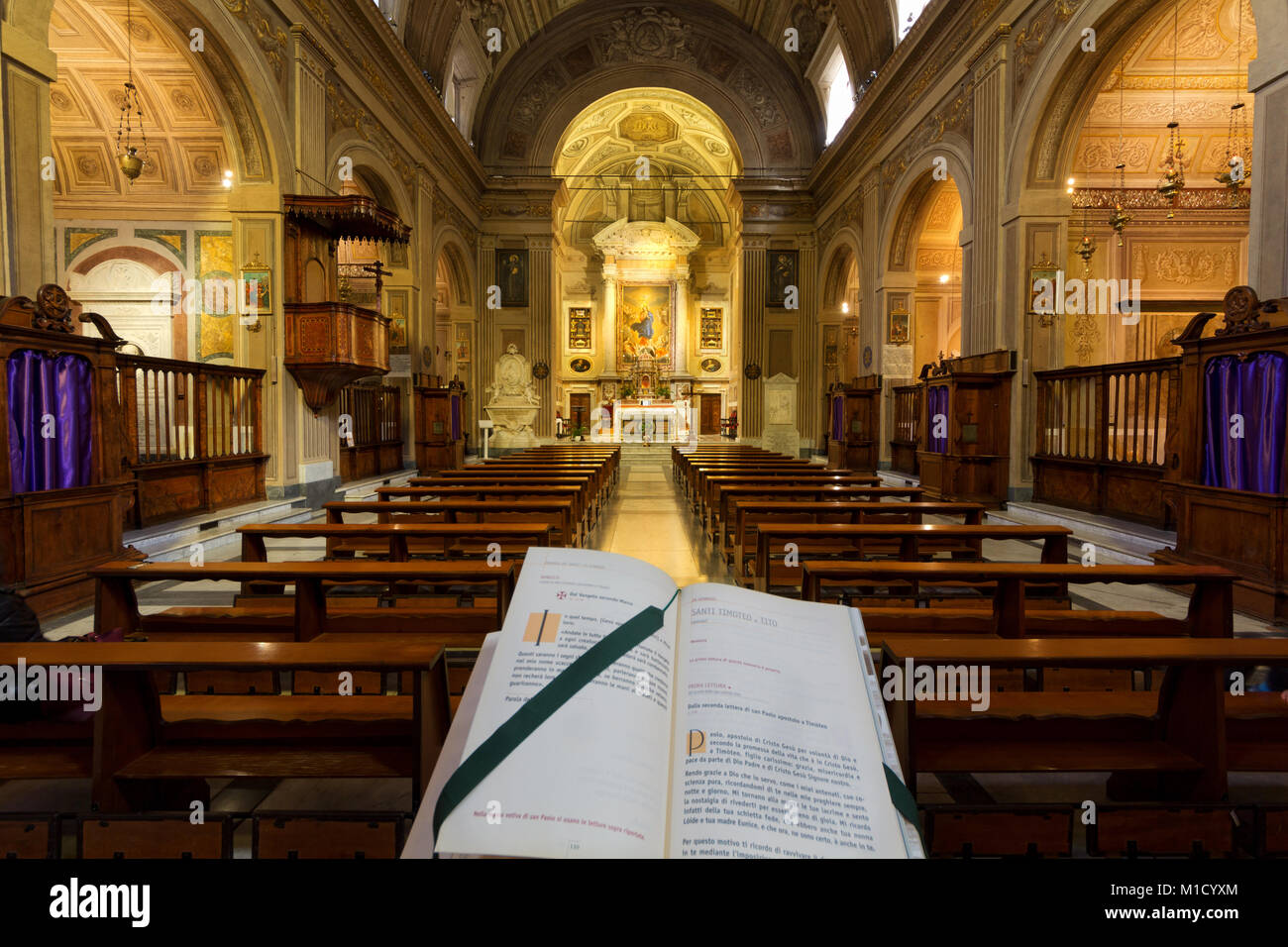 Santa Maria della Concezione dei Cappuccini - Rome (Notre Dame de la conception des Capucins) Banque D'Images