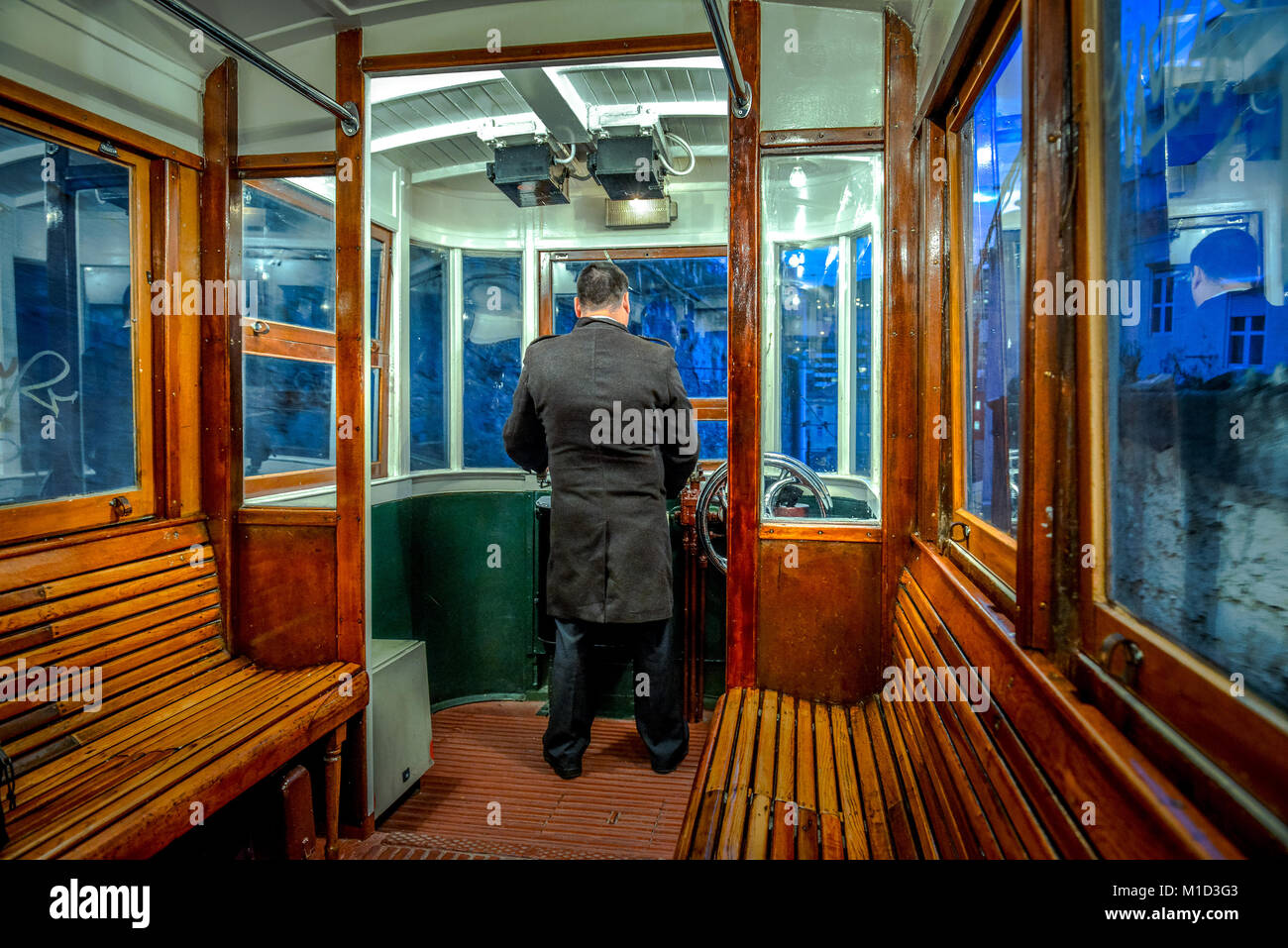 'Funiculaire Ascensor Laure n', Lisbonne, Portugal, Standseilbahn Ascensor n' 'Laure, Lissabon Banque D'Images