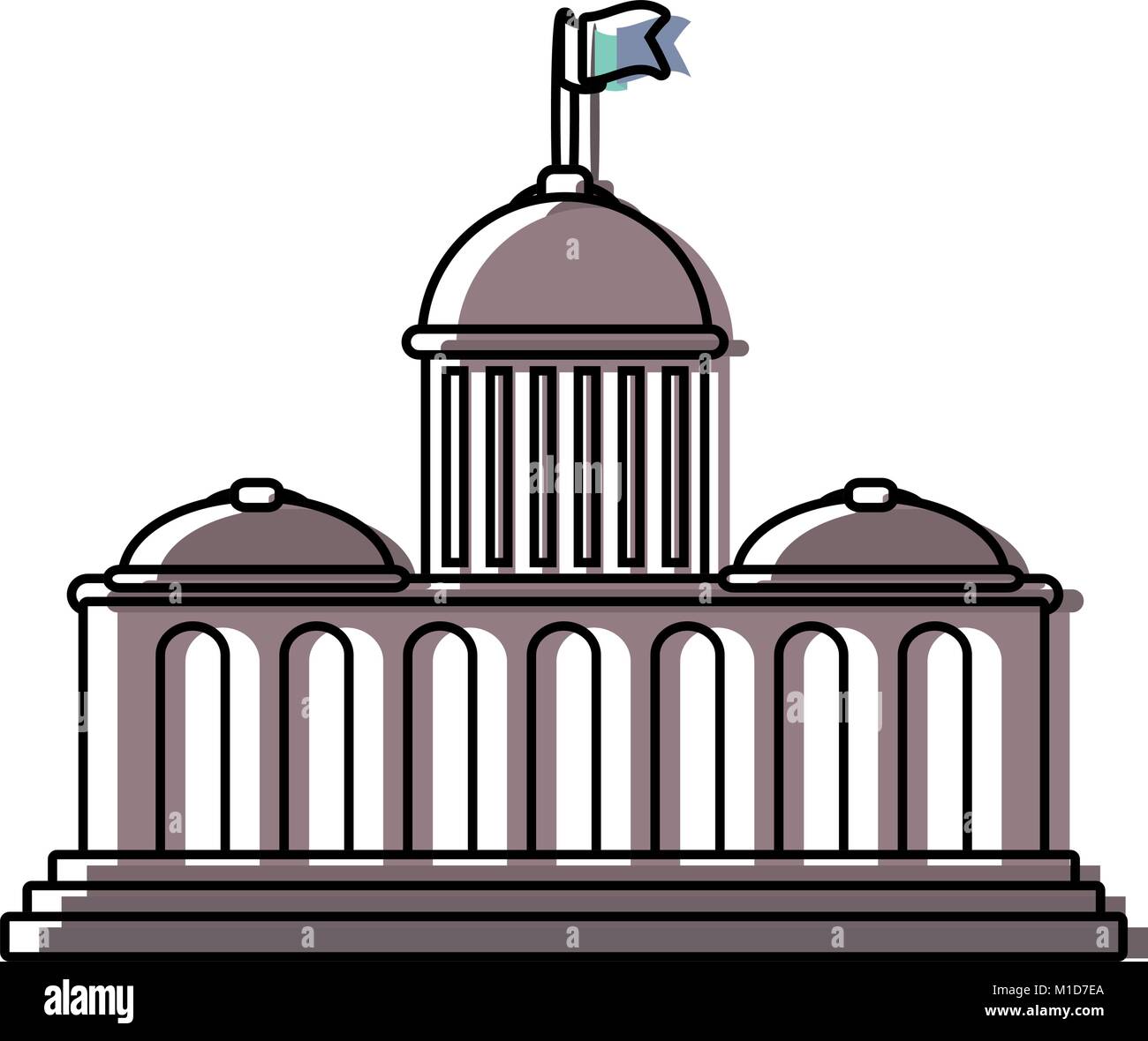 Capitol vector illustration Illustration de Vecteur