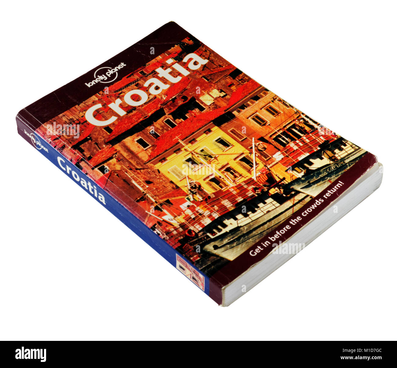 Le guide Lonely Planet pour la Croatie Banque D'Images