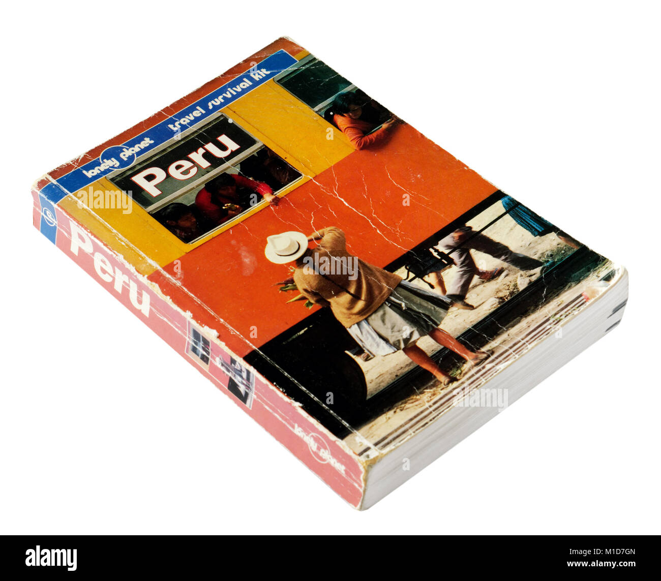 Le guide Lonely Planet au Pérou Banque D'Images