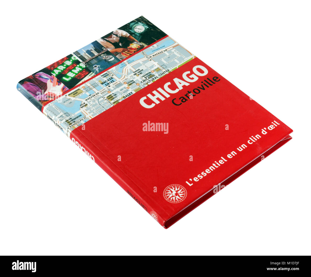 Le Cartoville guide de ville de Chicago Banque D'Images