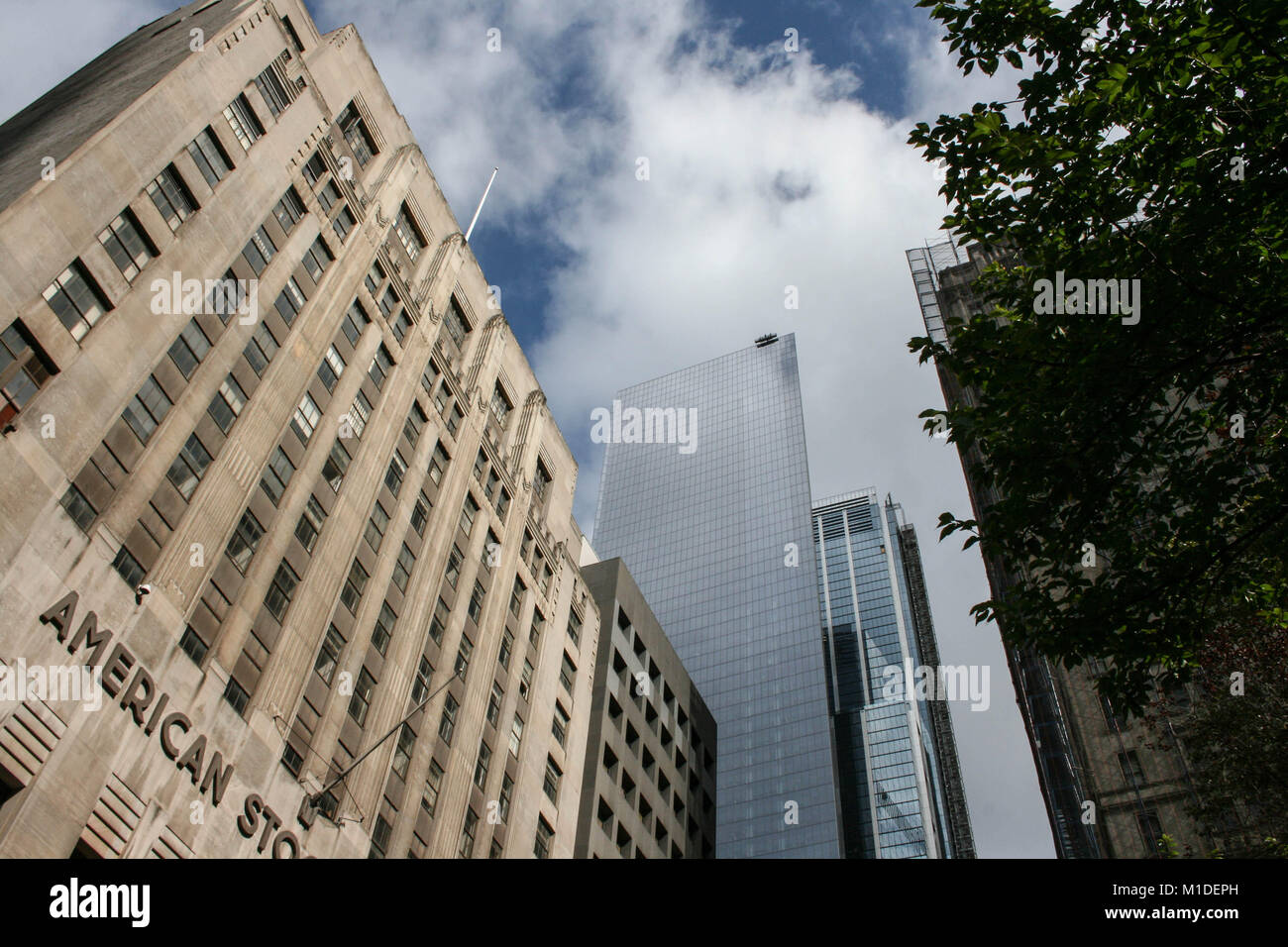 American Stock Exchange, New York City Banque D'Images