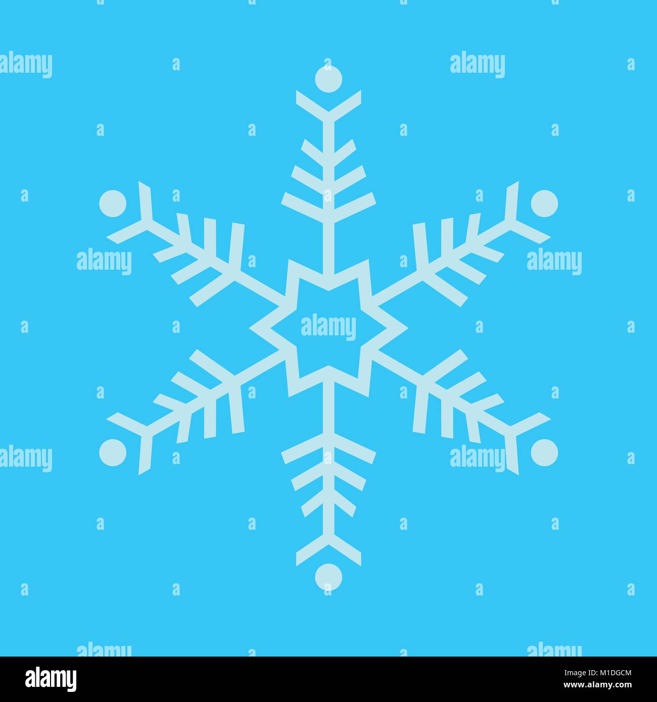 Flocon simple Vector Graphic Design Illustration Symbole signe Illustration de Vecteur