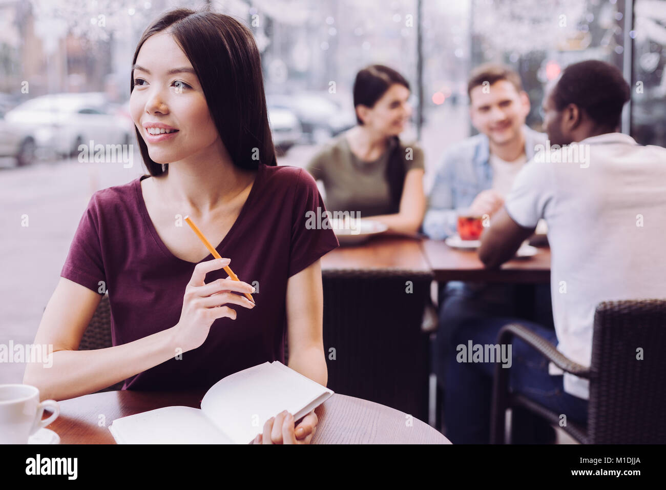 Offres étudiante trouver de nouvelles idées Banque D'Images