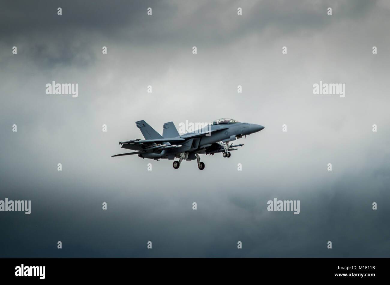 F-18 Hornet, Farnborough Banque D'Images