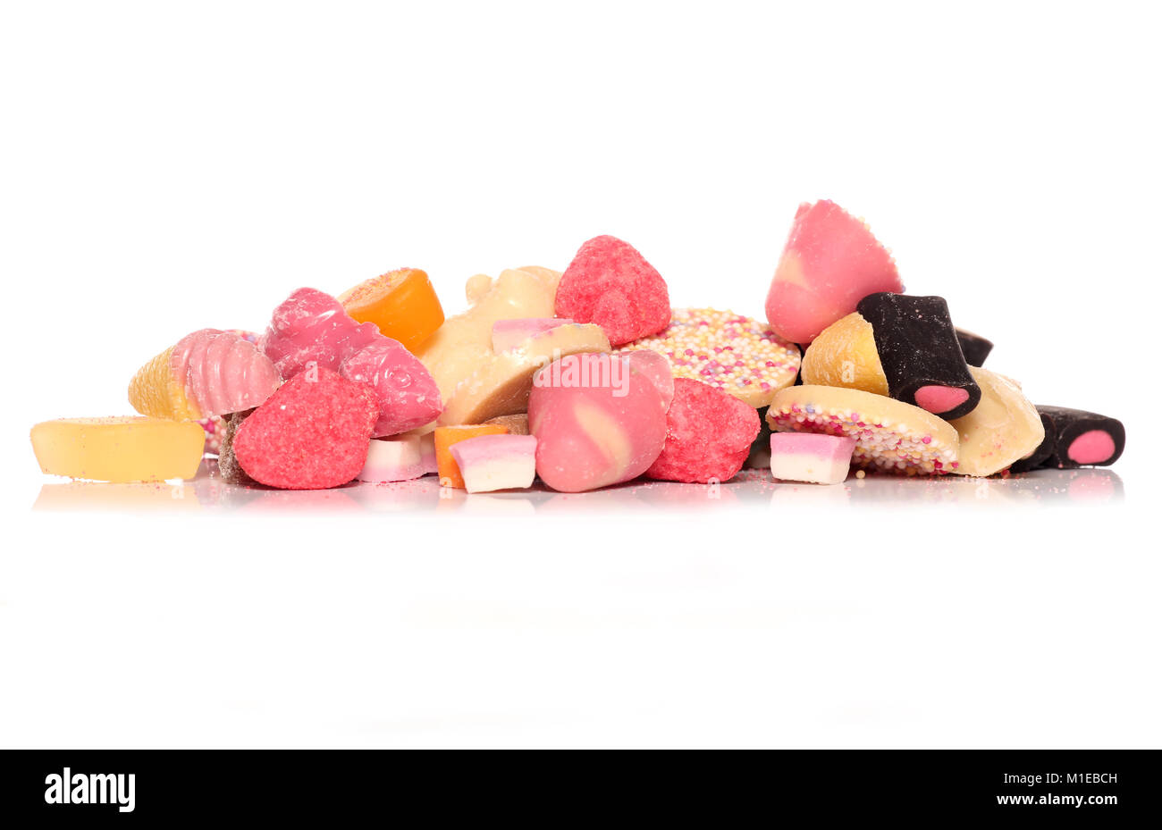 Mélange de choisir et mélanger les sucreries découpe studio Banque D'Images