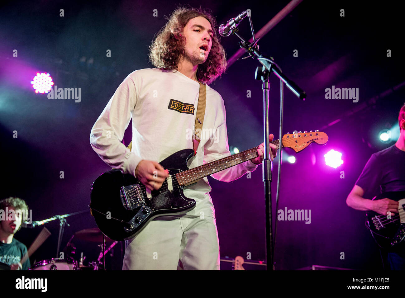 Manchester, UK. 29 janvier 2018. Sean Martin, Josh Higgins, Arran O'Connell et Carl Dillon de la nuit Cafe effectuer à l'Academy 3 à Manchester 29/01/2018 Credit : Gary Mather/Alamy Live News Banque D'Images