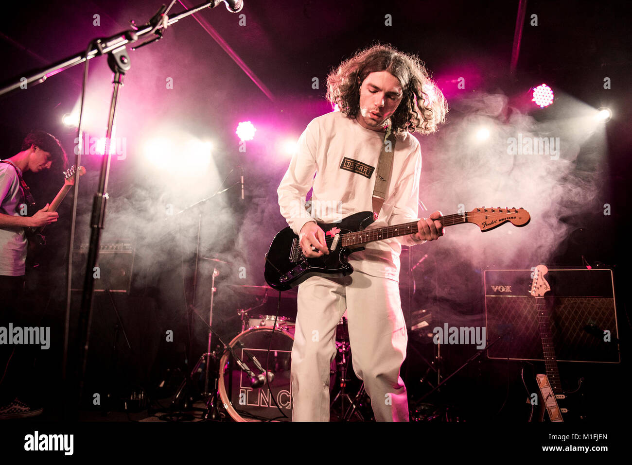 Manchester, UK. 29 janvier 2018. Sean Martin, Josh Higgins, Arran O'Connell et Carl Dillon de la nuit Cafe effectuer à l'Academy 3 à Manchester 29/01/2018 Credit : Gary Mather/Alamy Live News Banque D'Images