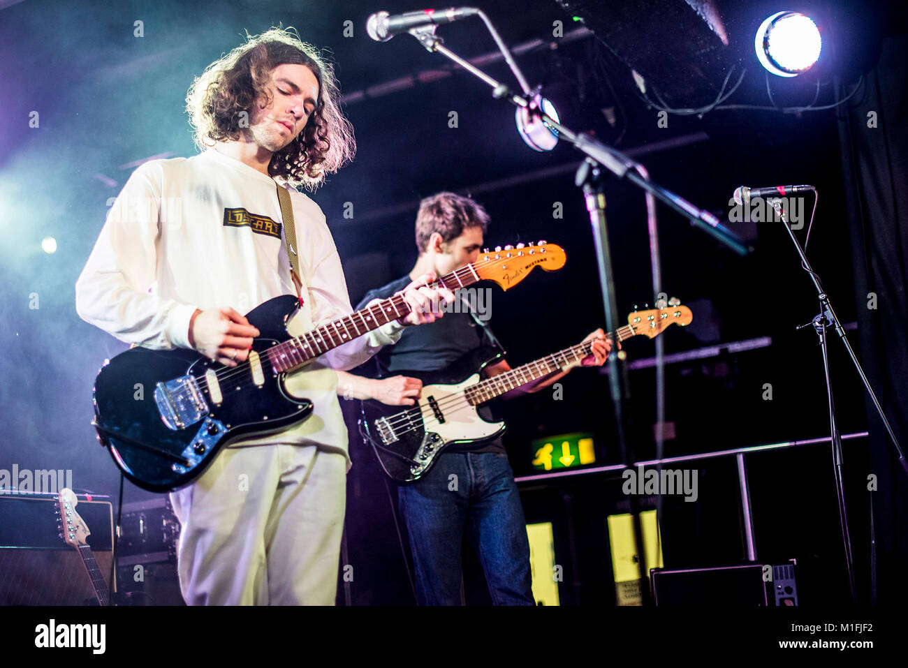 Manchester, UK. 29 janvier 2018. Sean Martin, Josh Higgins, Arran O'Connell et Carl Dillon de la nuit Cafe effectuer à l'Academy 3 à Manchester 29/01/2018 Credit : Gary Mather/Alamy Live News Banque D'Images