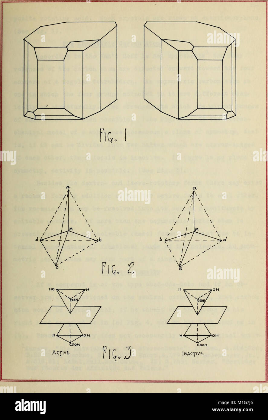 Un problème dans une isomérie optique (1917) (14596153858) Banque D'Images