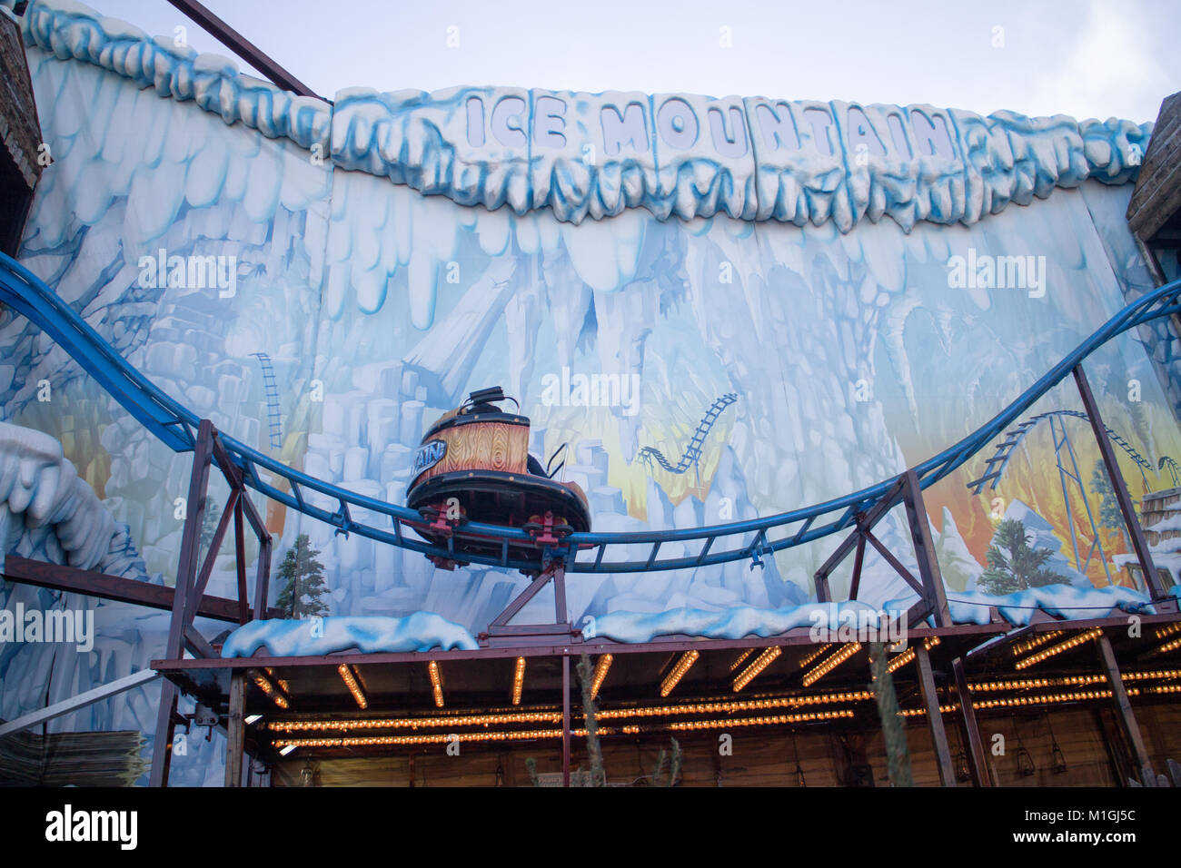 Winter Wonderland, fête foraine, Hyde Park Banque D'Images