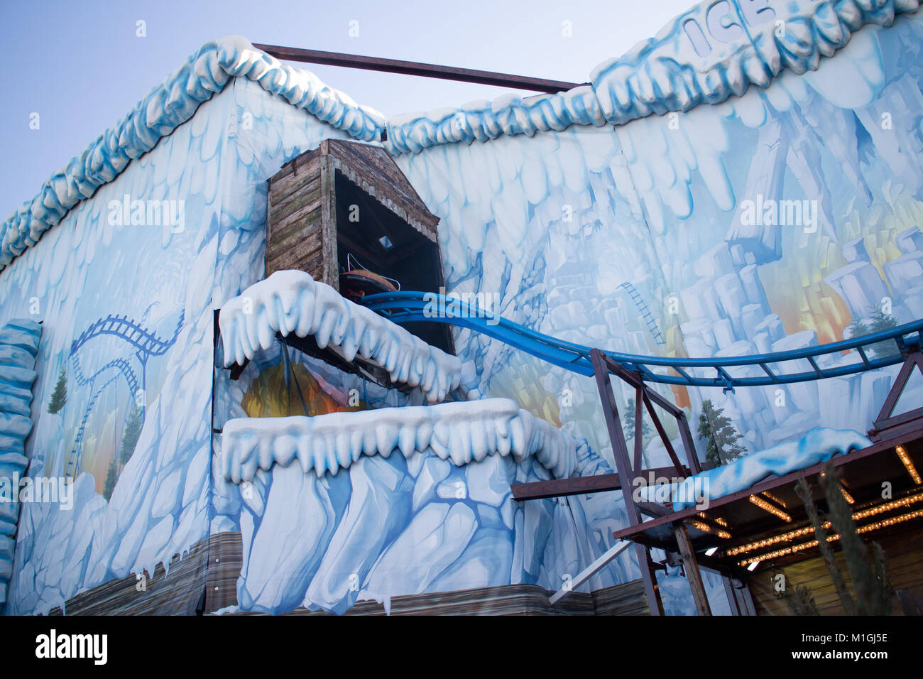 Winter Wonderland, fête foraine, Hyde Park Banque D'Images