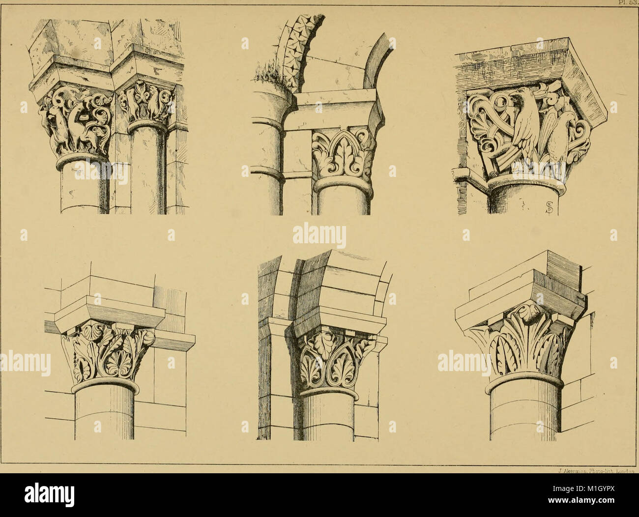 Une visite d'églises aux dômes de la Charente, France, par l'Architectural Association de Londres, en l'an 1875 - publié comme un mémorial à Edmund Sharpe - avec un texte descriptif et historique, (14592737047) Banque D'Images