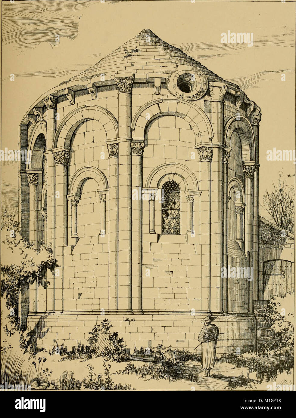 Une visite d'églises aux dômes de la Charente, France, par l'Architectural Association de Londres, en l'an 1875 - publié comme un mémorial à Edmund Sharpe - avec un texte descriptif et historique, (14592588717) Banque D'Images