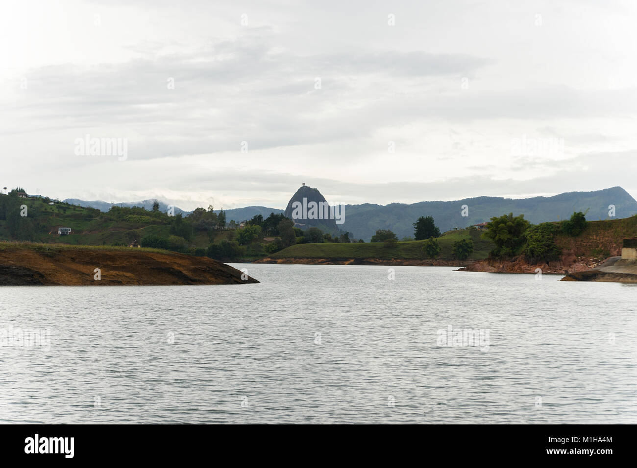 Guatape Paysage Barrage dans Antioquia - Colombie Banque D'Images