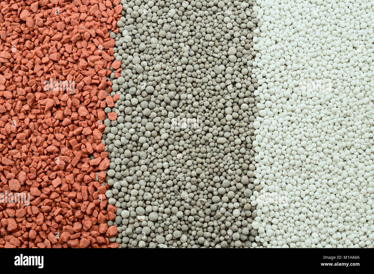 Engrais minéral composite. Contexte Banque D'Images