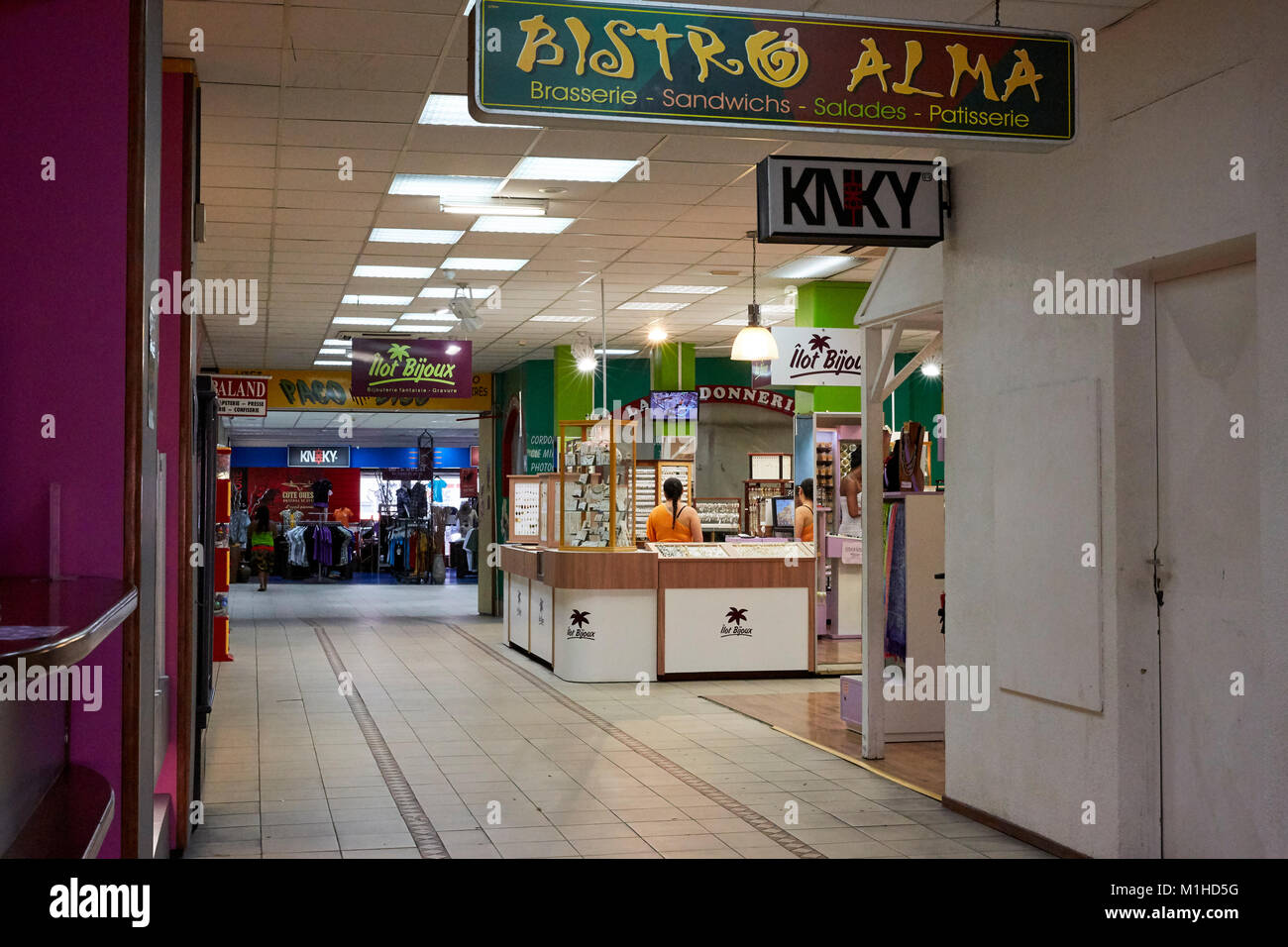 Bistro Alma, Nouméa, Nouvelle Calédonie (Nouvelle-Caledonie) Banque D'Images