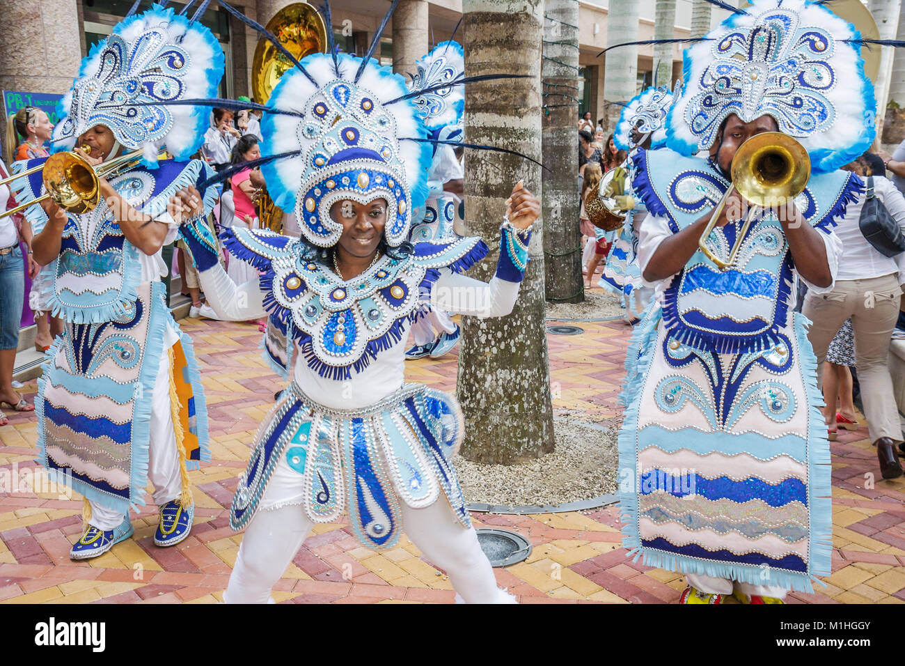 Miami Florida,Adrienne Arsht Performing Arts Center,centre,Thompson Plaza for the Arts,Festival de musique multiculturelle gratuit,festivals,célébration,foire,au Banque D'Images