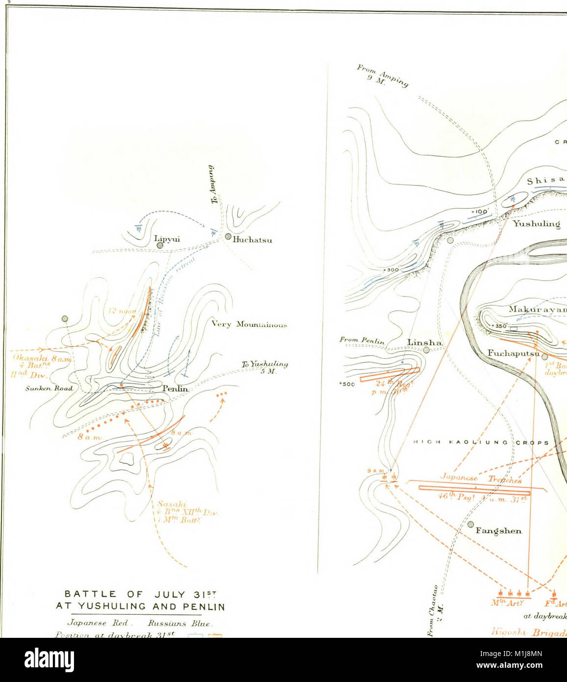 Un officier's Scrap-book durant la guerre russo-japonaise (1905) (14598044989) Banque D'Images