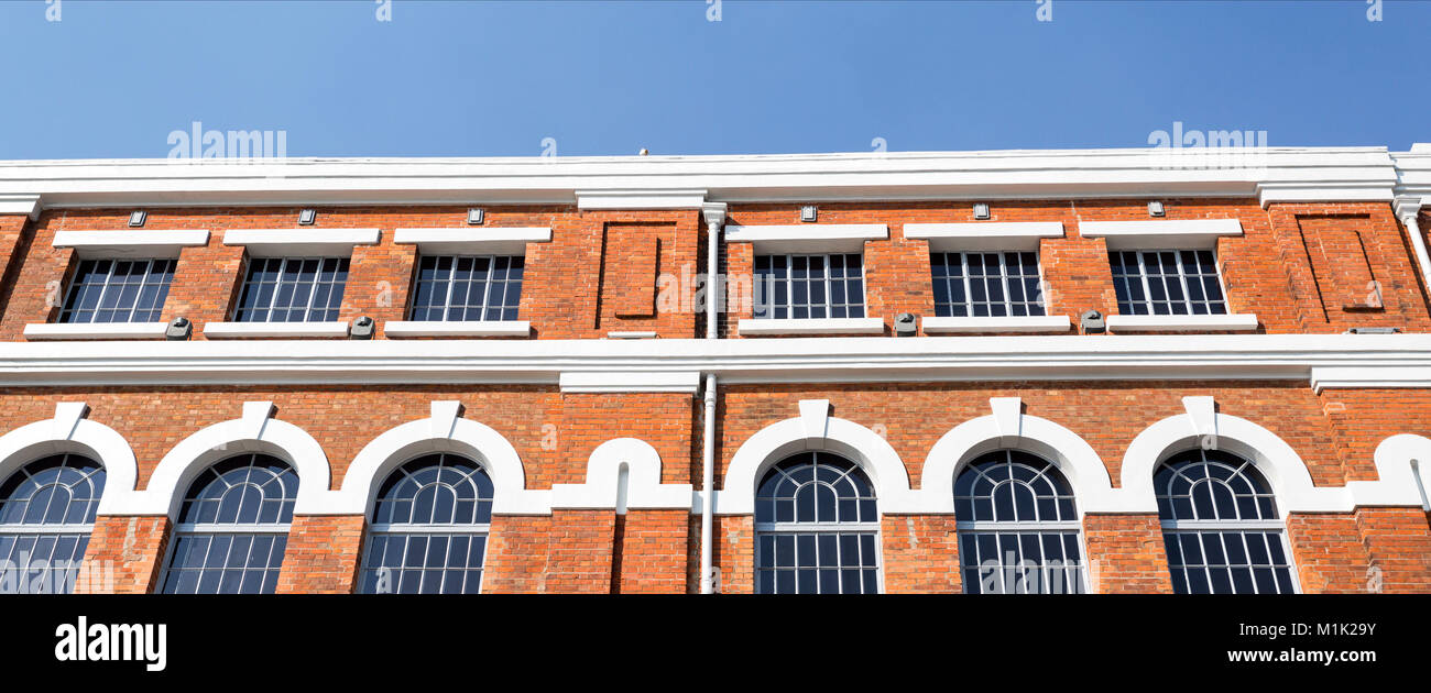 Le Musée de l'électricité est un bel exemple d'architecture industrielle portugaise de fer recouverte de briques en stlyles artistique de l'Art Nouveau à Banque D'Images