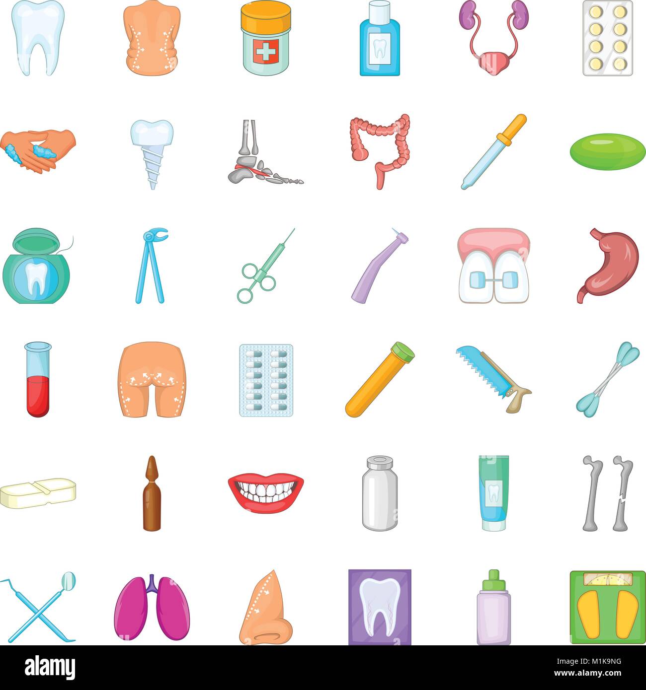 Point de l'hygiène, cartoon style icons set Image Vectorielle Stock - Alamy Point de l'hygiène, cartoon style icons set Image Vectorielle Stock - Alamy