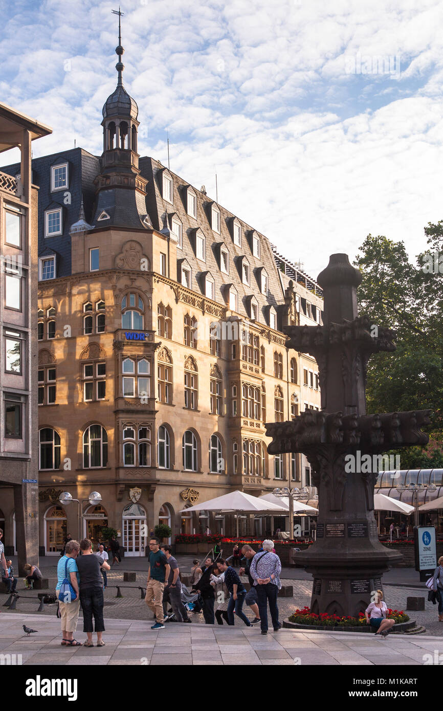 Allemagne, Cologne, le Café Reichard, près de la cathédrale Deutschland, Koeln, das Cafe Reichard am Dom. Banque D'Images