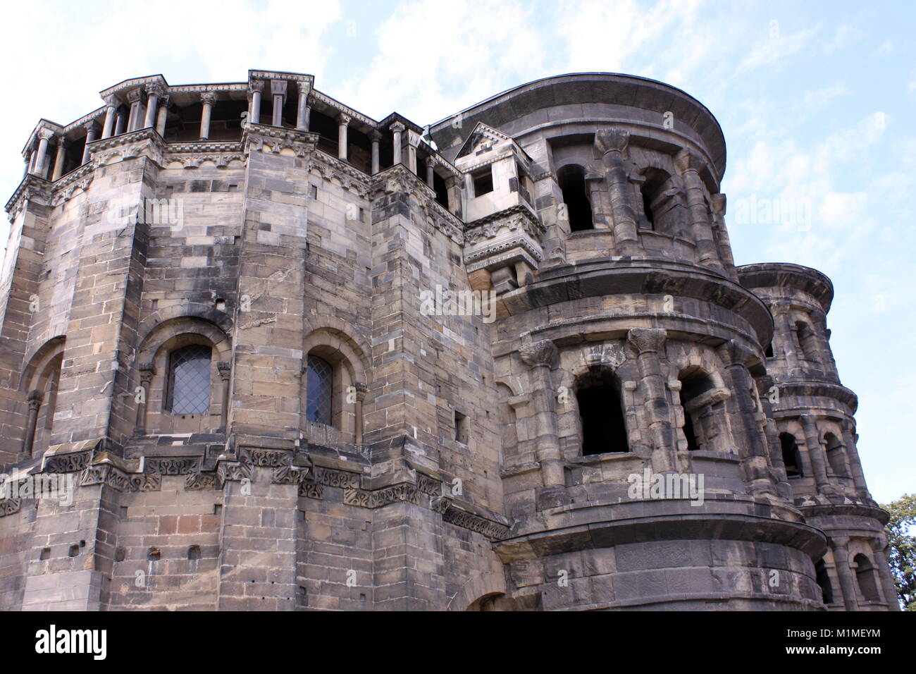 La Porta Negra romain, Trier, Allemagne Banque D'Images