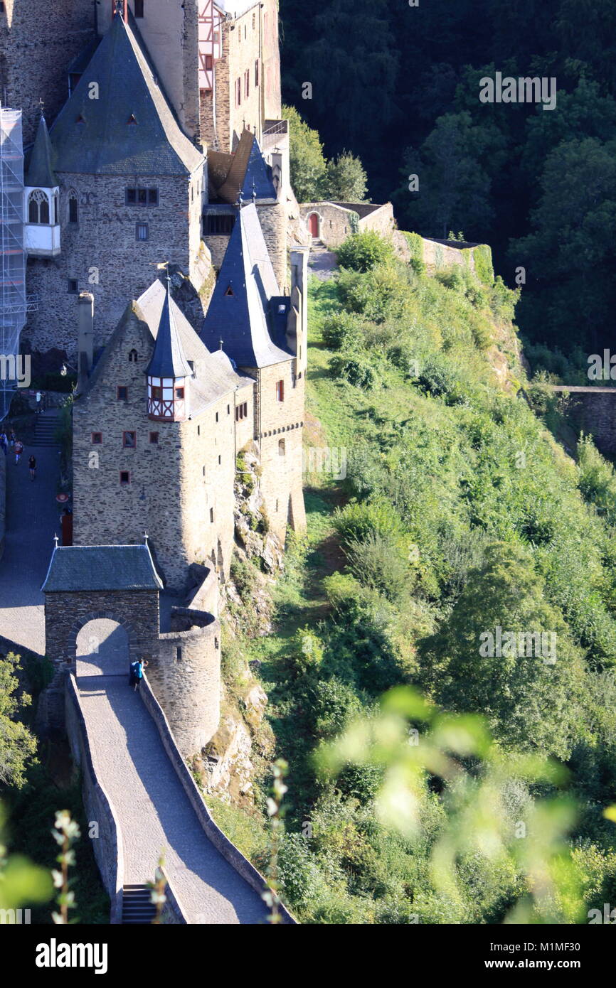 Le château de Burg Eltz, Trèves, Allemagne Château Banque D'Images