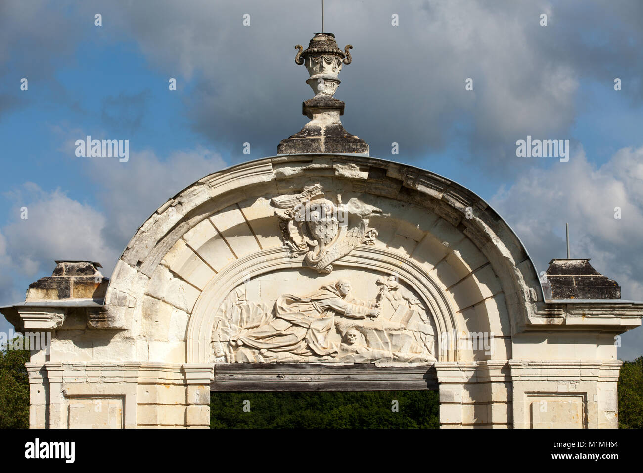 Chartreuse du Liget - Cartusian monastère fondé par le roi Henri II Plantagenêt Vallée de la Loire, France Banque D'Images