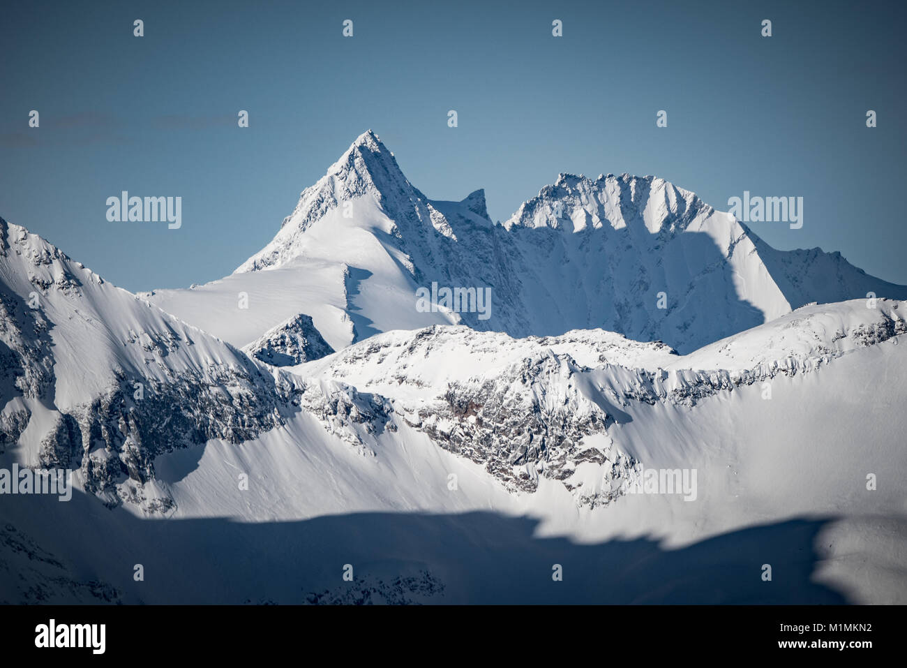 Pic de Grossglockner, Salzbourg, Autriche Banque D'Images