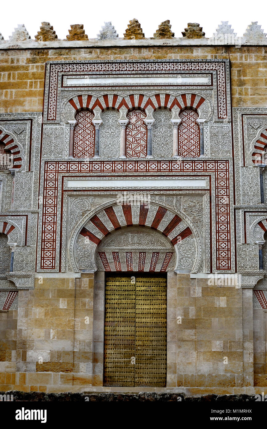 Cordoba- Mesquita, cathédrale, une mosquée islamique médiévale transformée en un catholique chrétien, Andalousie (Espagne, Espagnol Banque D'Images
