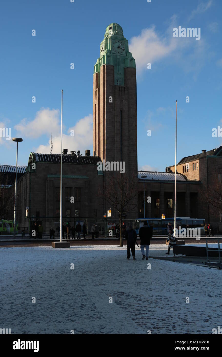 La gare d'Helsinki Banque D'Images